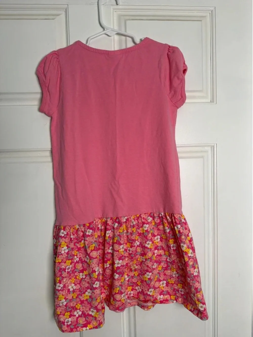 Pink Floral Dress Cotton 7